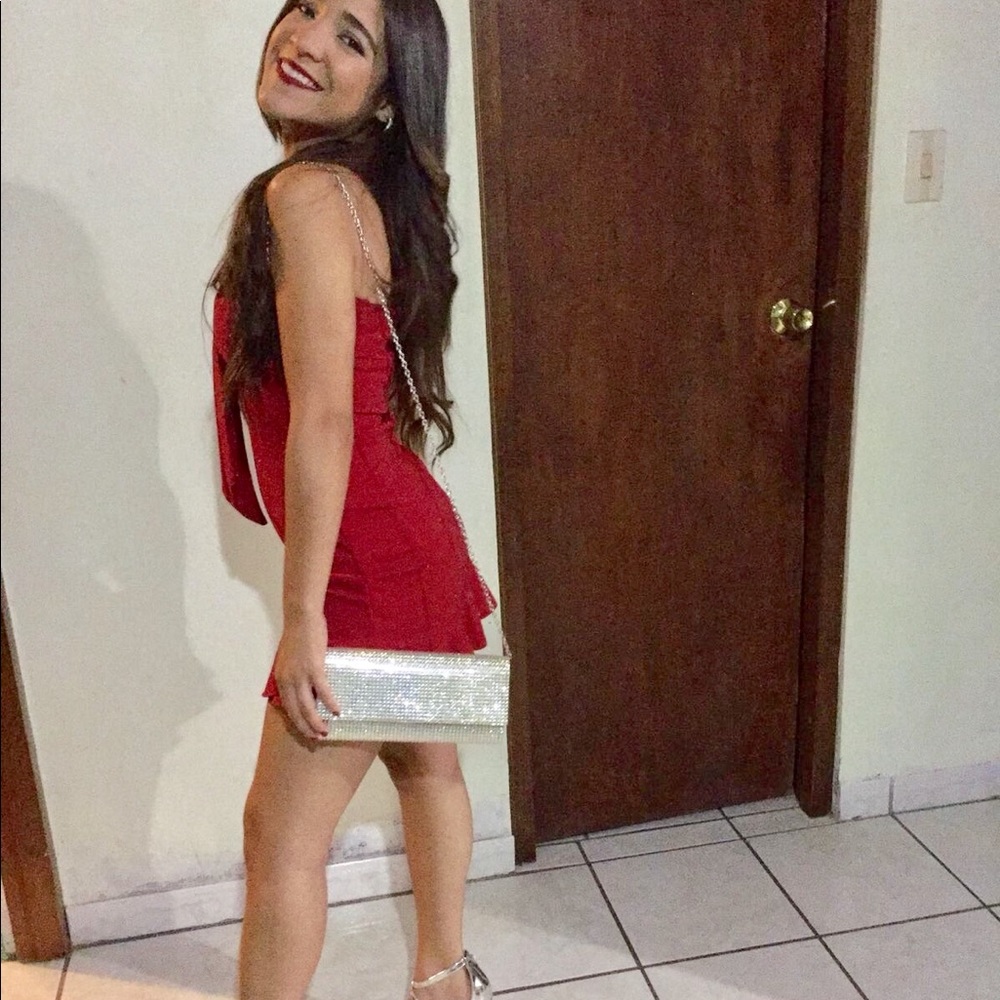 Tie front dress